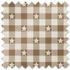 Whaley Great, Gingham Star Sand - Twist&Fit Roman Blind
